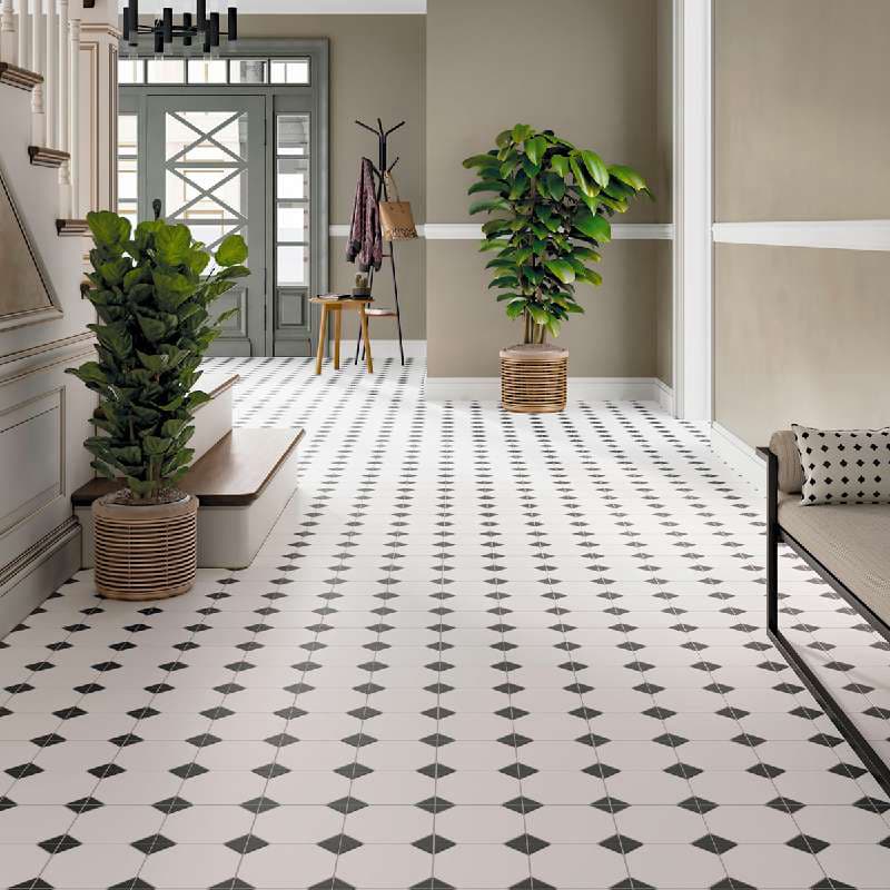 Lot carrelage KENT noir 33x33cm 9m2