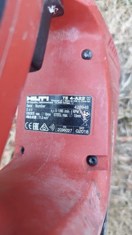 Perforateur-burineur SDS-Plus sans fil 22V Hilti — photo 2