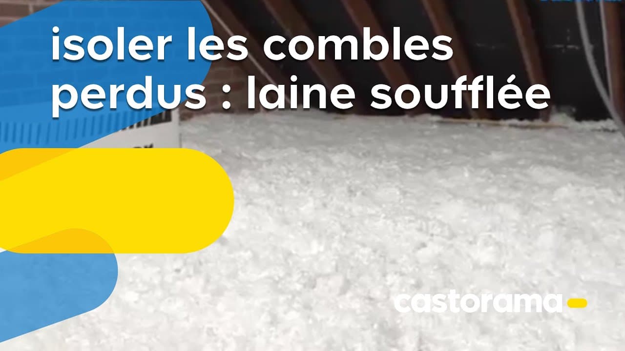 Miniature — Isoler les combles perdus: laine soufflée (Castorama)