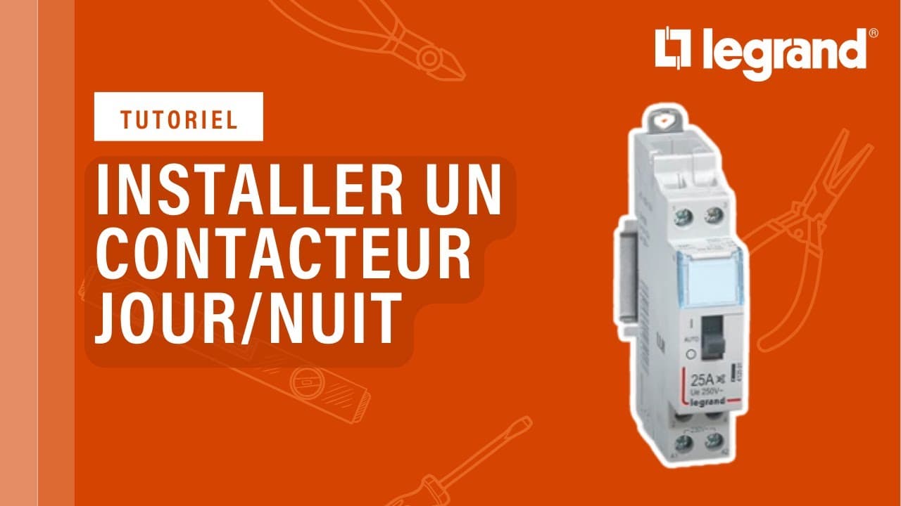 Miniature — Comment installer un contacteur jour/nuit au tableau électrique Legrand ?