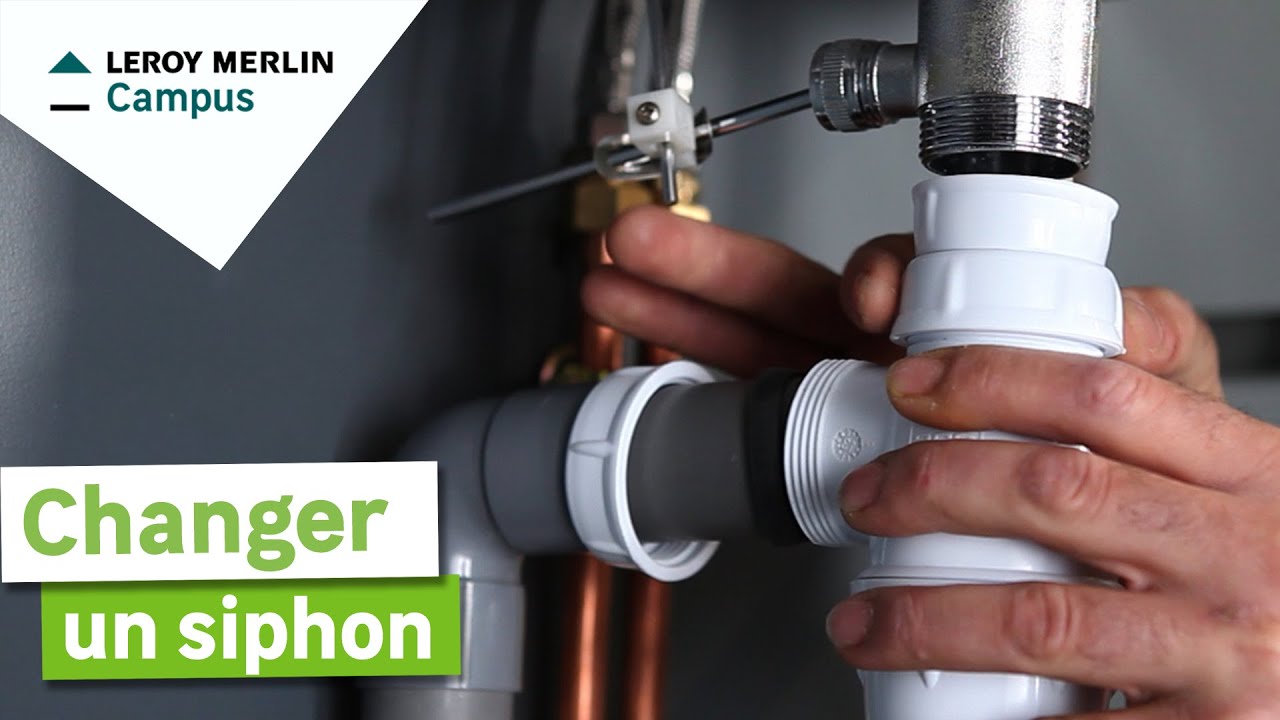 Miniature — Comment changer un siphon ? Leroy Merlin