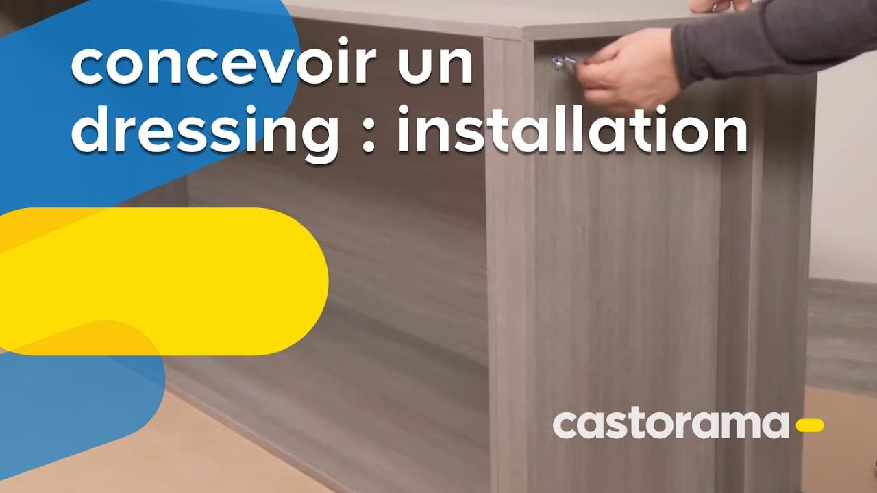 Miniature — Concevoir un dressing : installation (Castorama)