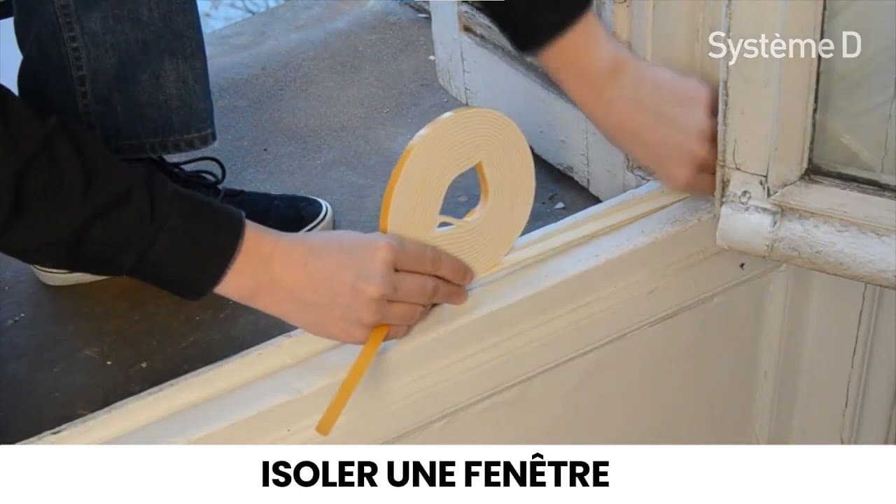 Miniature — Calfeutrer une fenêtre par joints rapportés