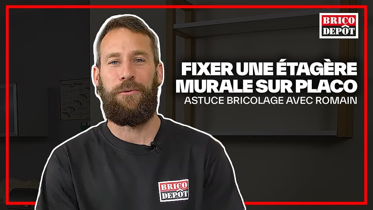 Miniature — Fixer une étagère murale sur placo avec chevilles Molly