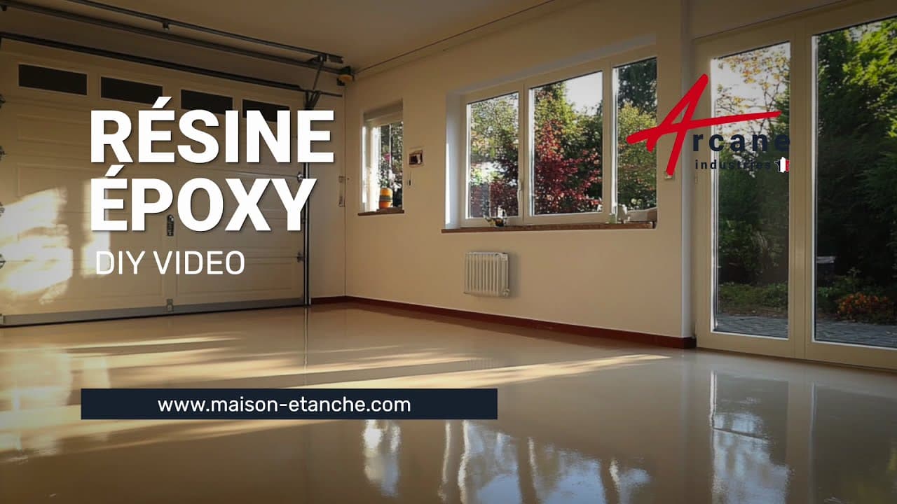 Miniature — TUTORIEL - COMMENT APPLIQUER UNE PEINTURE EPOXY SUR UN SOL DE GARAGE ? DIY