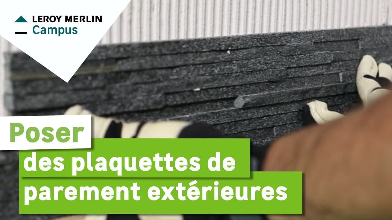 Miniature — Comment poser des plaquettes de parement extérieures ?