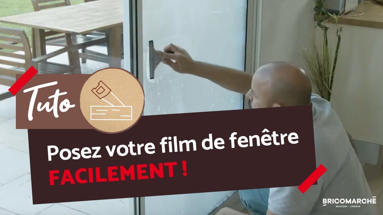 Miniature — La technique pour poser un film fenêtre occultant ! I Bricomarché