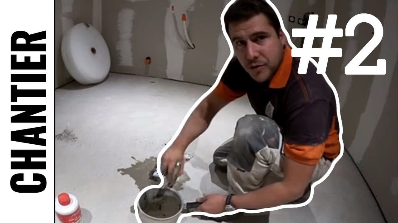 Miniature — Buanderie N°1 - Vidéo 2 - Mise en place du siphon de sol