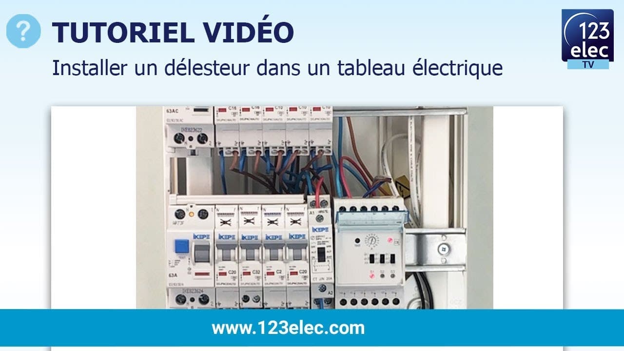 Miniature — Installer un délesteur dans un tableau électrique