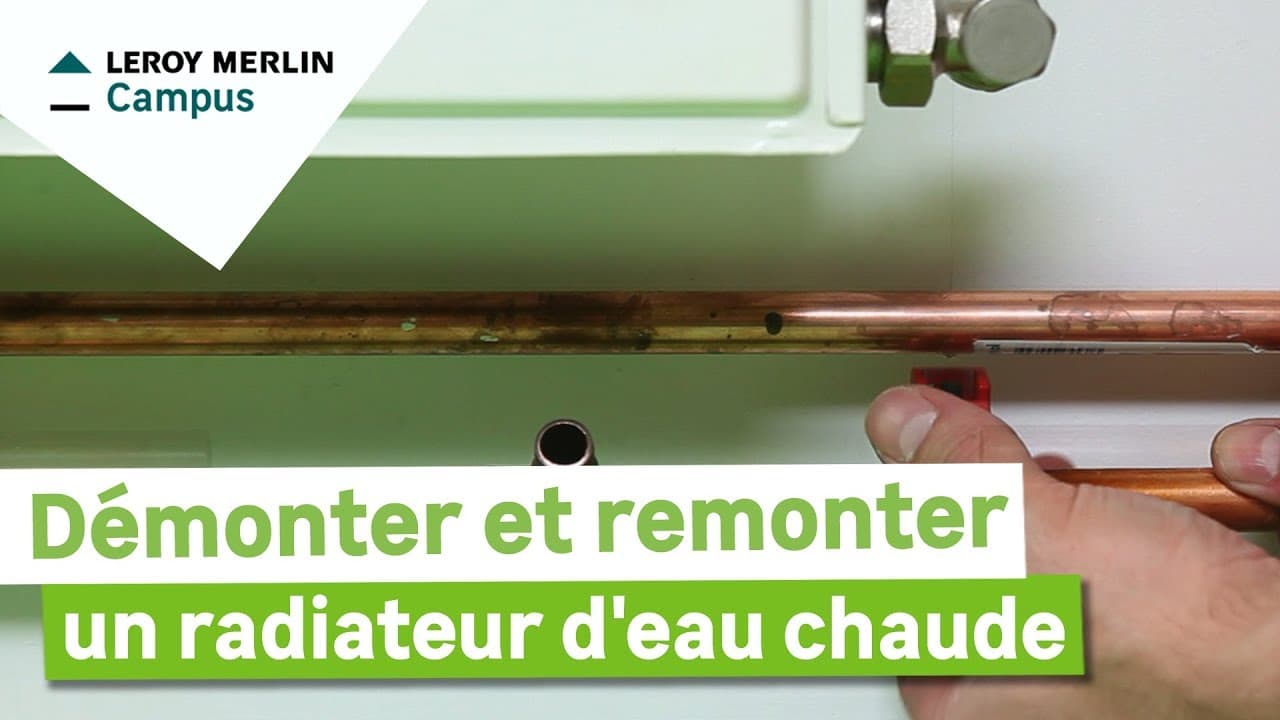 Miniature — Comment démonter et remonter un radiateur à eau chaude ? Leroy Merlin