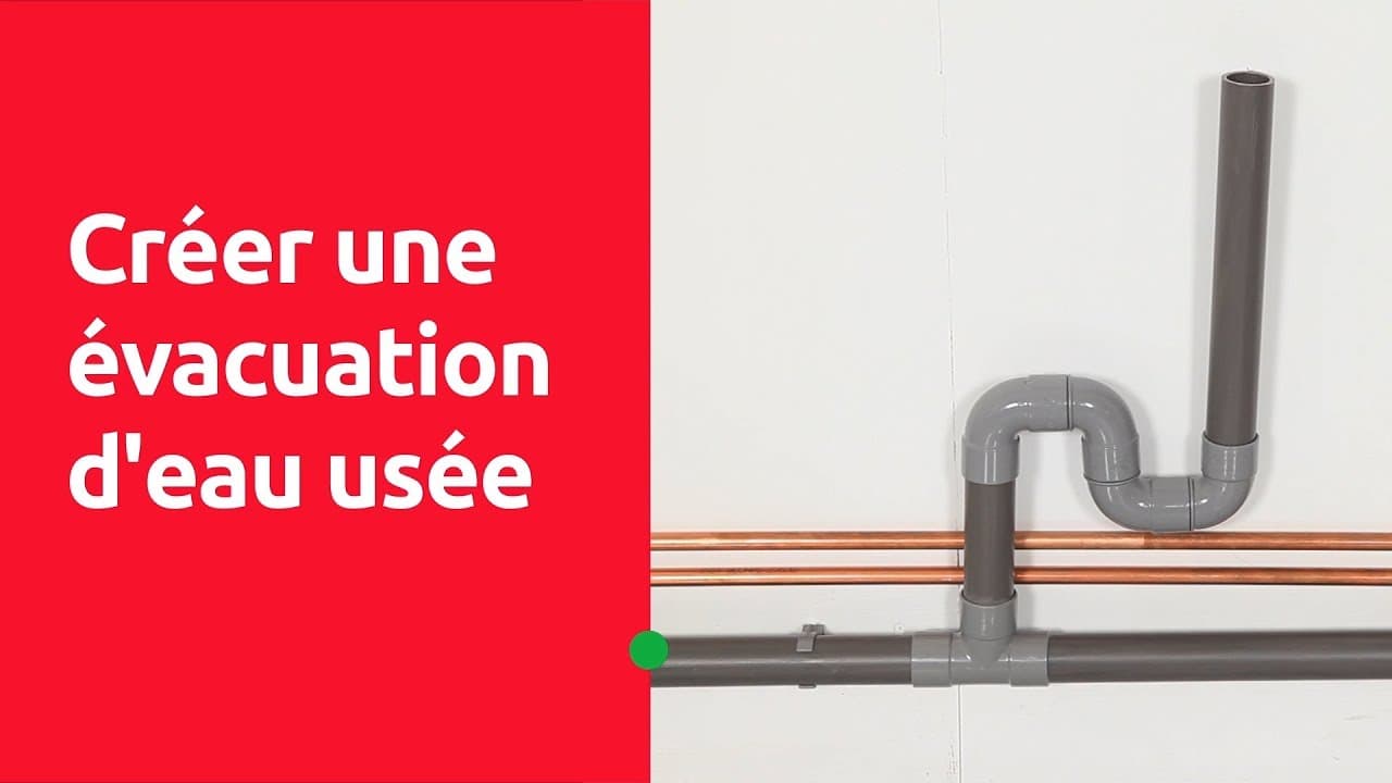 Miniature — Créer une évacuation d'eau