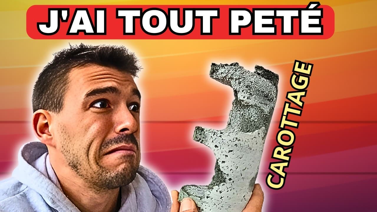 Miniature — Carottage au travers du mur pour ventilation