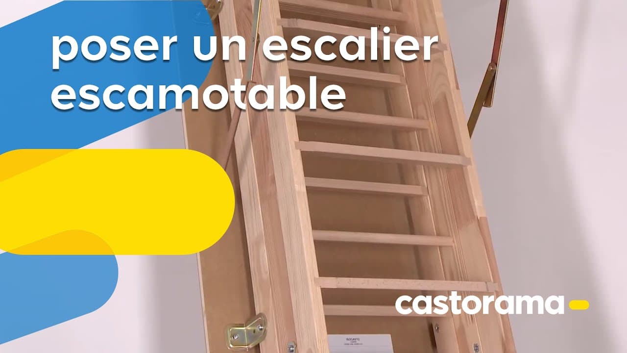 Miniature — Poser un escalier escamotable