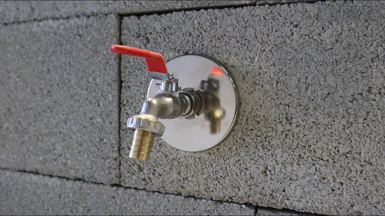 Miniature — Applique de robinet de puisage : installation PER & multicouche