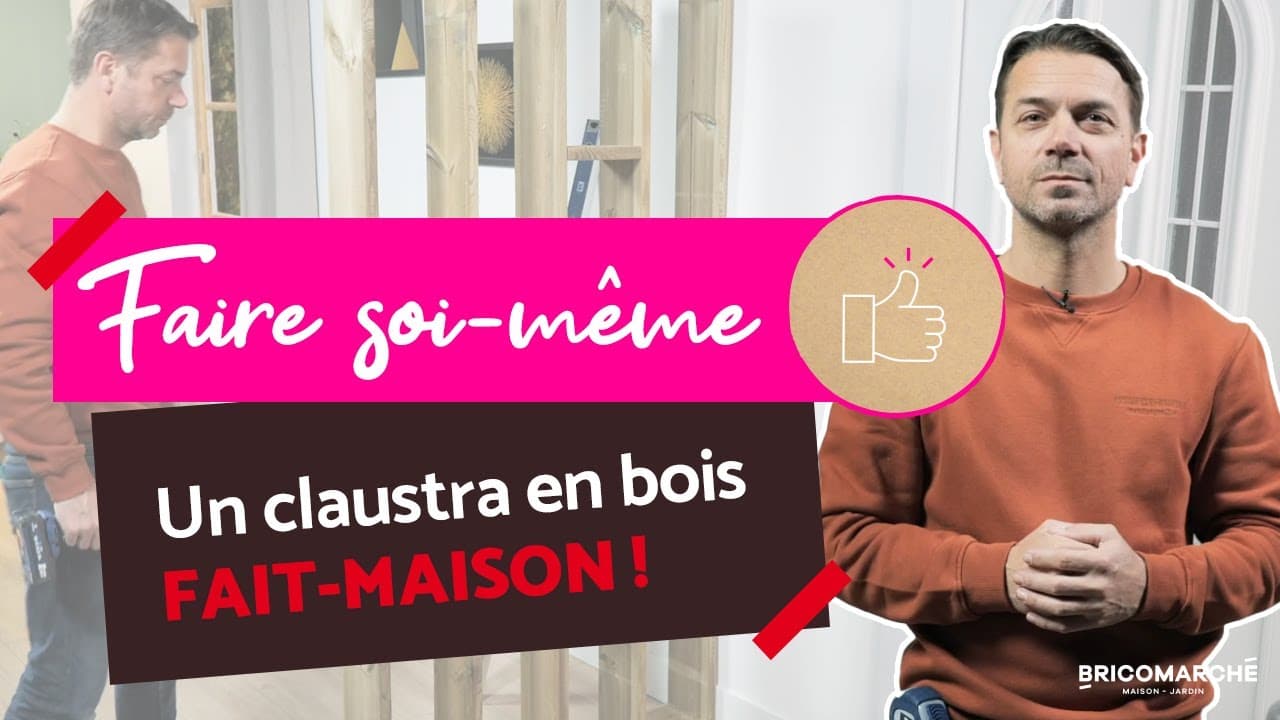 Miniature — Comment fabriquer un claustra en bois pour séparer une pièce ? | Bricomarché