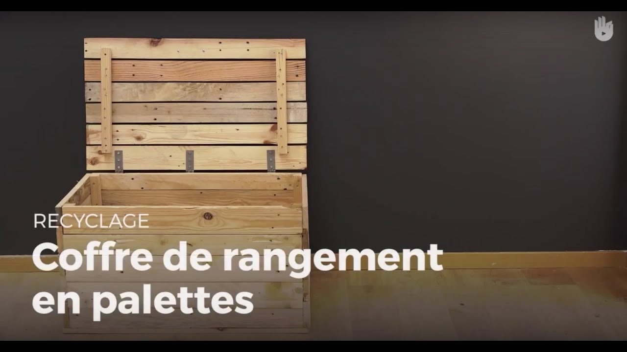 Miniature — Apprendre à monter un coffre de rangement en palette | Recycler