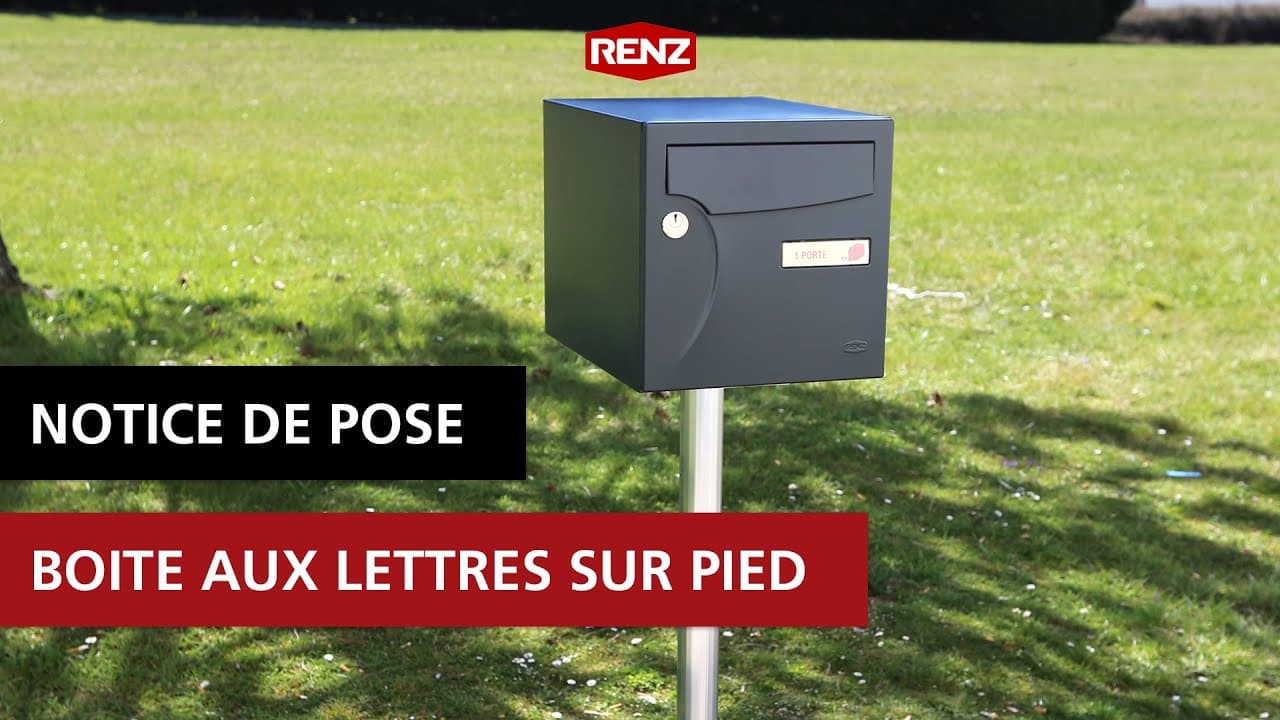 Miniature — Comment poser sa boite aux lettres sur pied ?