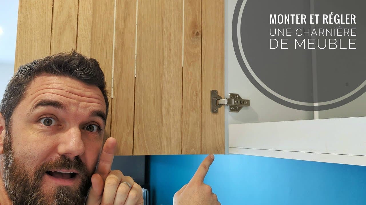 Miniature — comment poser et régler une charnière de meuble