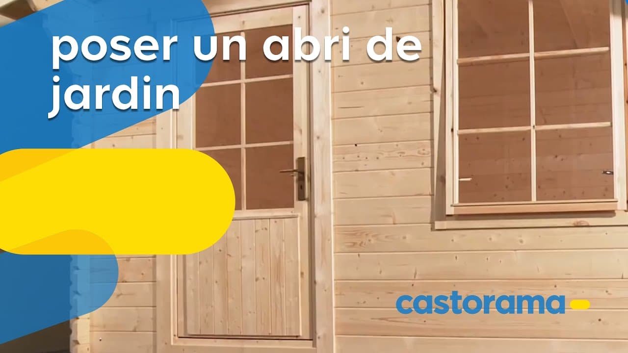 Miniature — Poser un abri de jardin (Castorama)