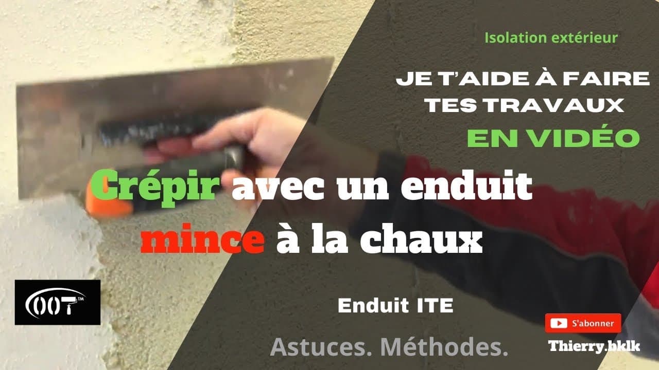 Miniature — Comment CRÉPIR un mur et le TALOCHER avec un ENDUIT à la CHAUX prêt à l'emploi