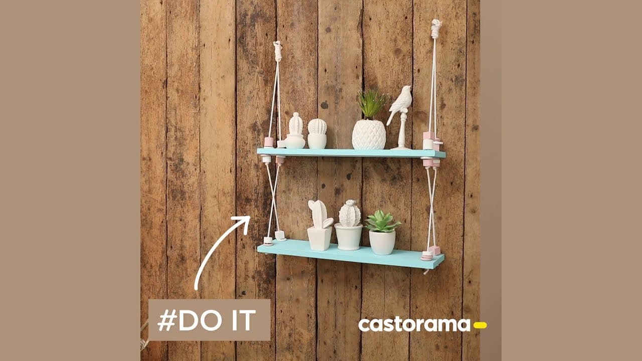 Miniature — DIY : fabriquer une étagère suspendue en bois