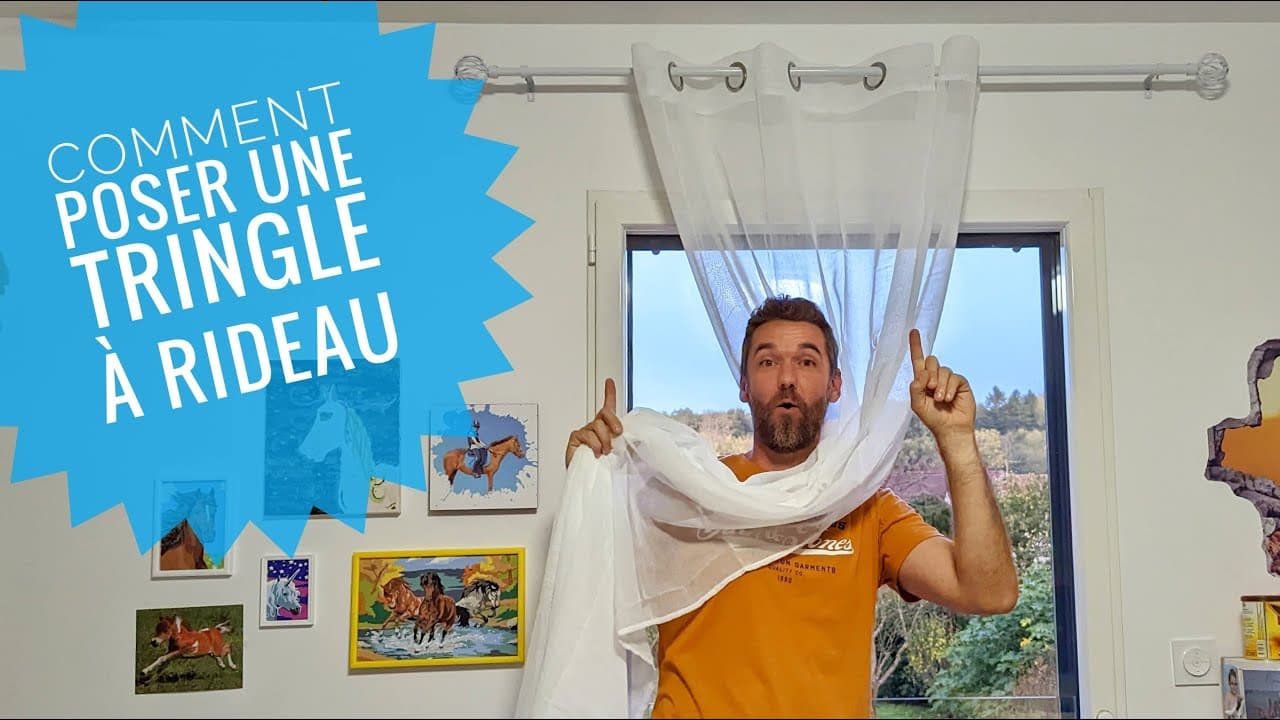 Miniature — Comment poser une tringle à rideau - simplement et en détail