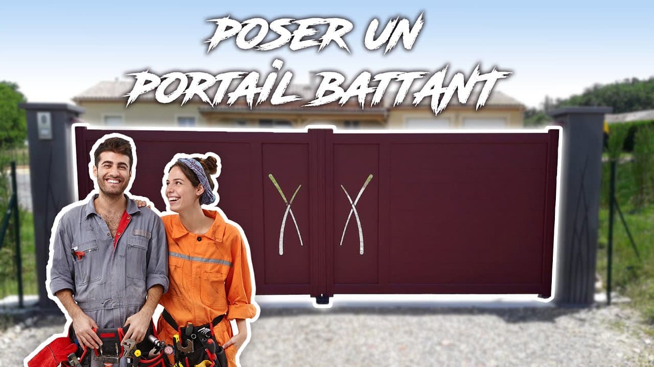 Miniature — [TUTO] POSER VOTRE PORTAIL BATTANT JARDIMAT ÉTAPE PAR ÉTAPE