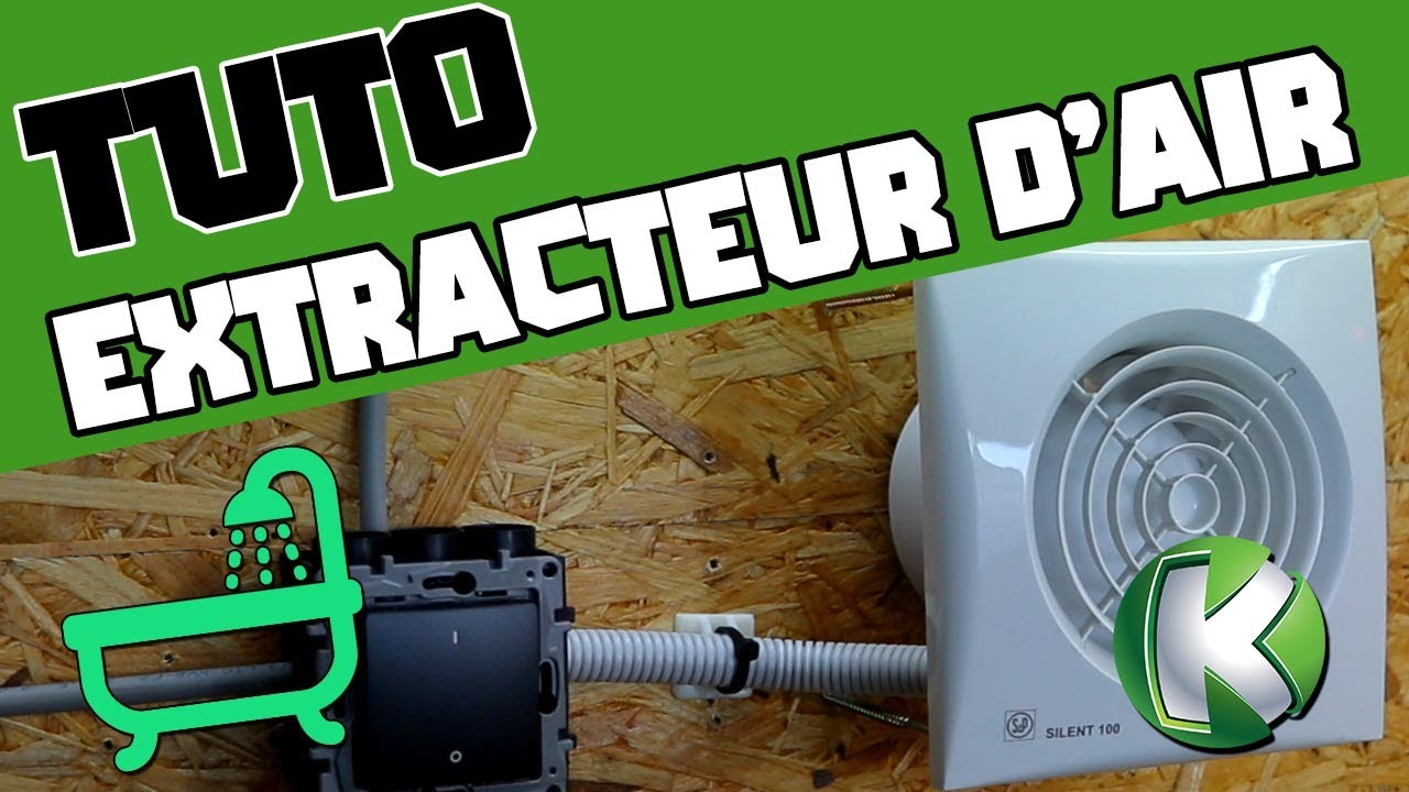 Miniature — Tuto - Comment raccorder un extracteur d'air avec temporisation pour salle de bain 🛁