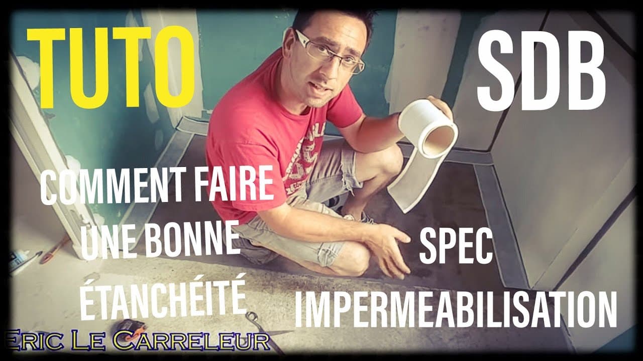 Miniature — Réaliser une étanchéité de SDB type SPEC avant la pose du CARRELAGE