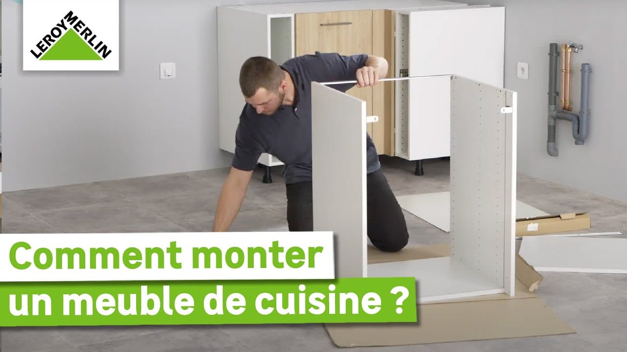Miniature — Comment monter un meuble de cuisine bas ? Tuto débutant | Leroy Merlin