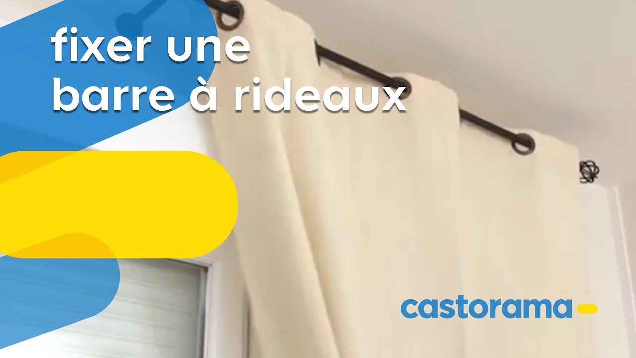Miniature — Fixer une barre à rideaux (Castorama)