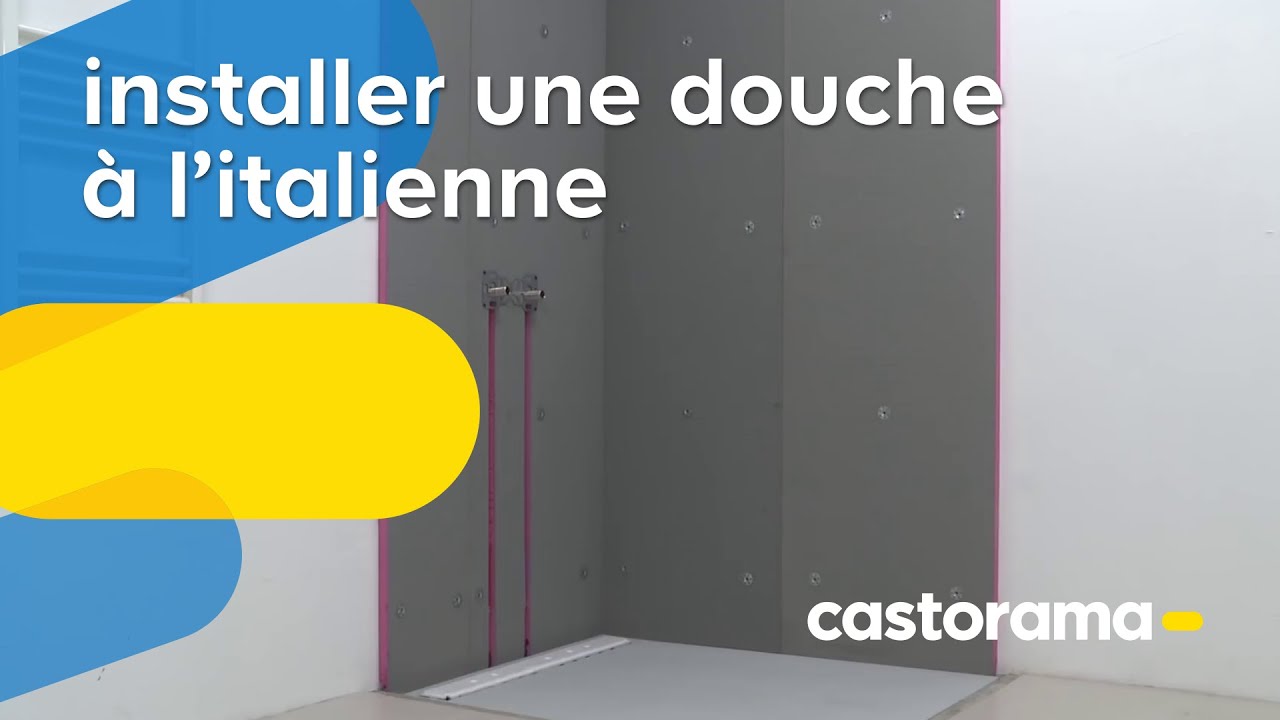 Miniature — Réaliser une douche à l'italienne : installation (Castorama)