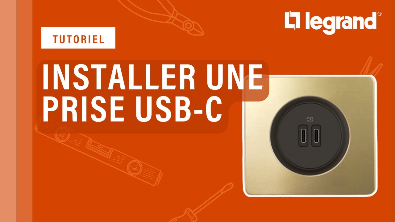 Miniature — Comment installer une prise USB Type-C Céliane Legrand ?