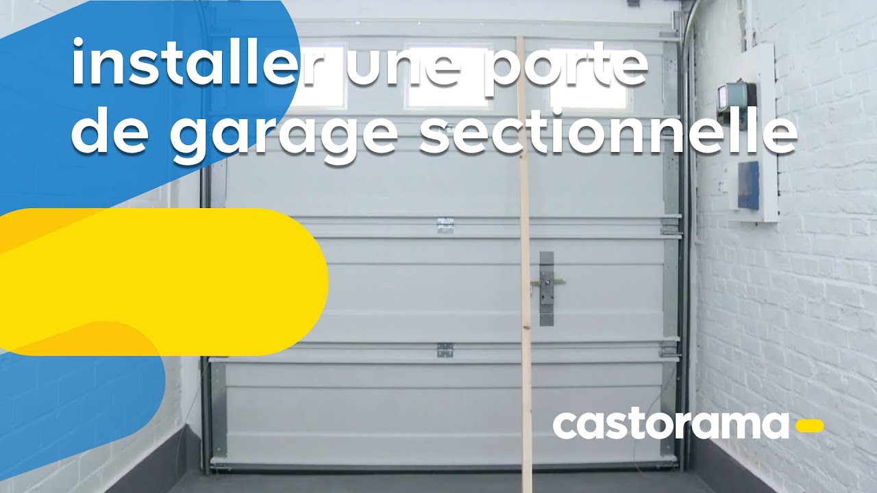 Miniature — Installer une porte de garage sectionnelle (Castorama)