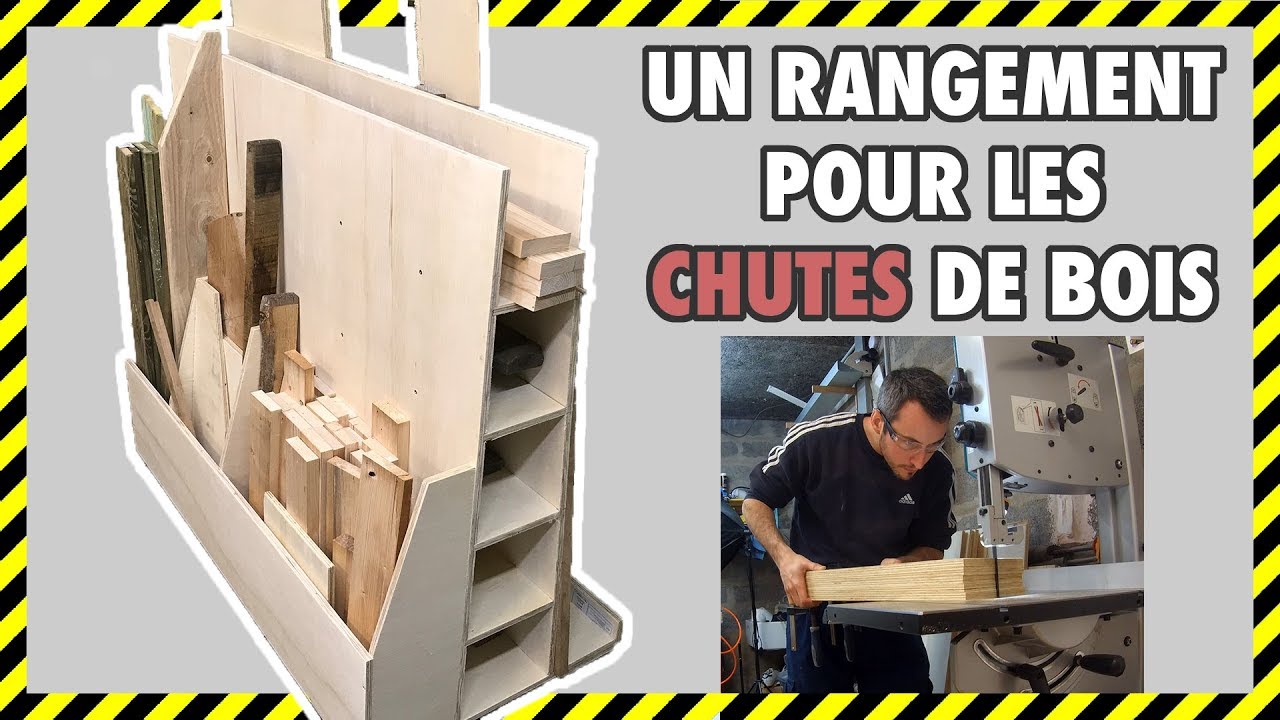 Miniature — [#DIY 15] FABRICATION D'UN RANGEMENT POUR CHUTES DE BOIS EN CONTRE PLAQUE