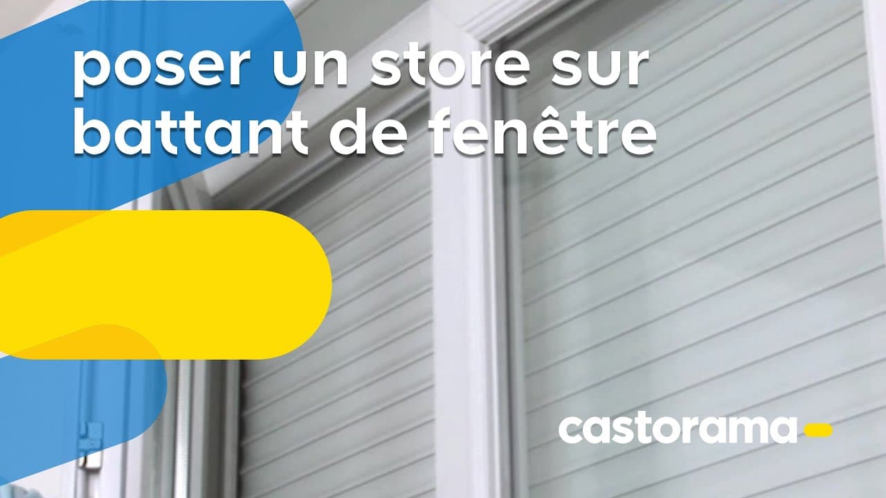 Miniature — Poser un store sur battant de fenêtre