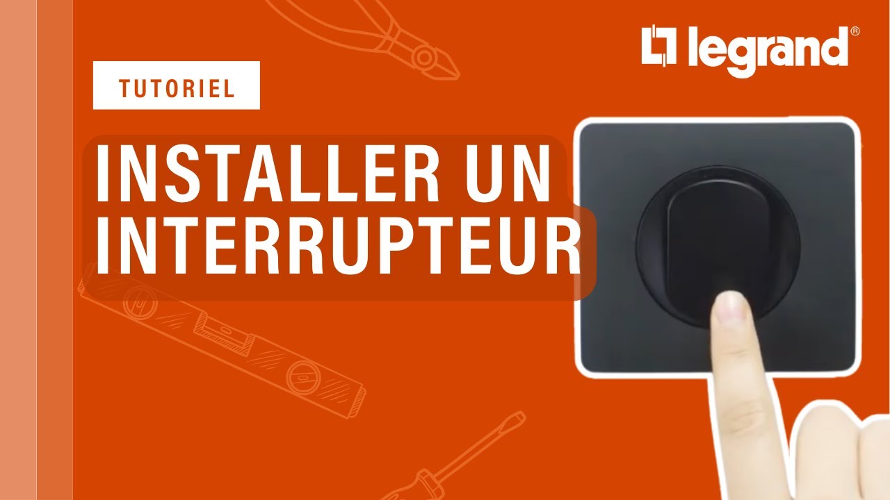 Miniature — Comment installer un interrupteur simple d’éclairage Legrand ?