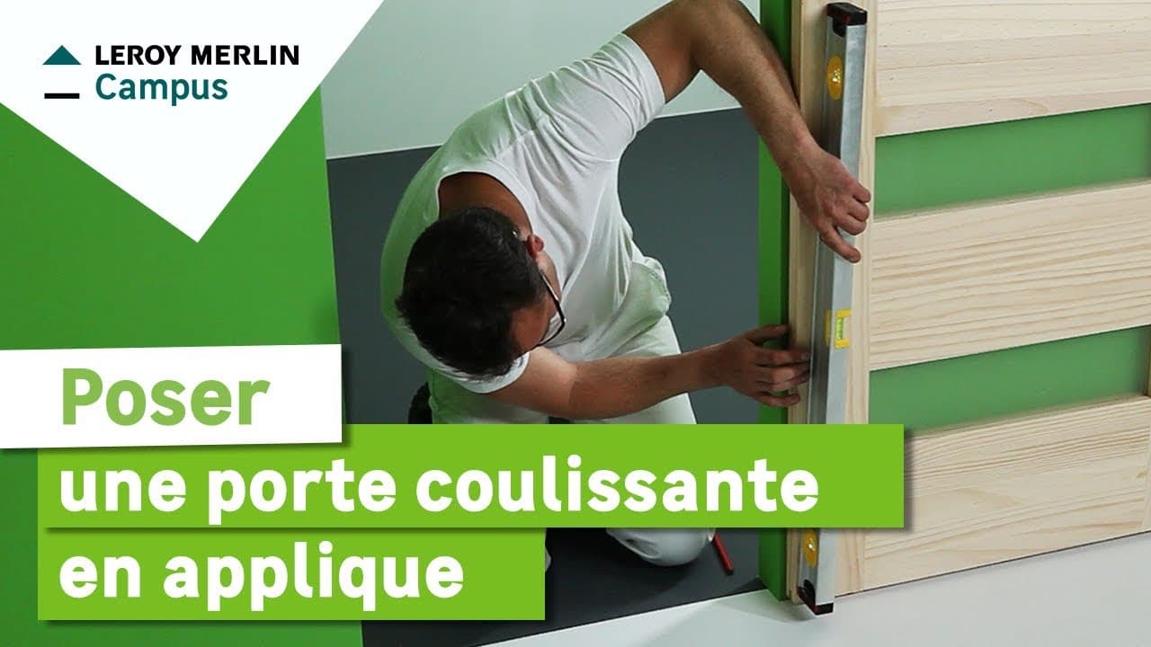 Miniature — Comment poser une porte coulissante en applique ? Leroy Merlin